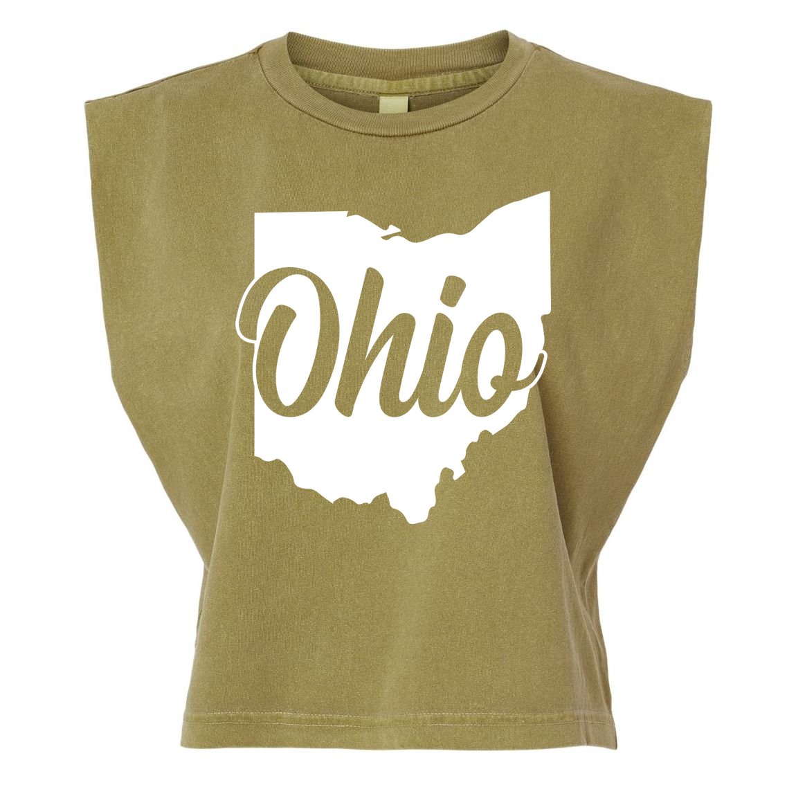 Ohio State Garment-Dyed Women's Muscle Tee