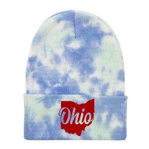 Ohio State Tie Dye 12in Knit Beanie