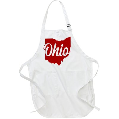 Ohio State Full-Length Apron With Pockets