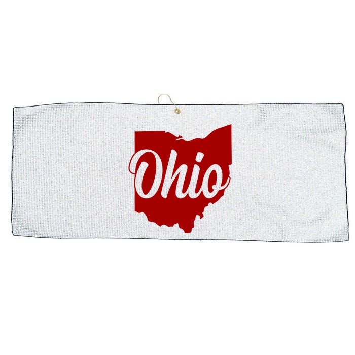 Ohio State Large Microfiber Waffle Golf Towel