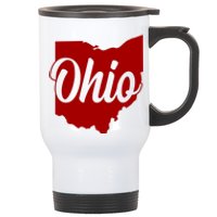 Ohio State Stainless Steel Travel Mug