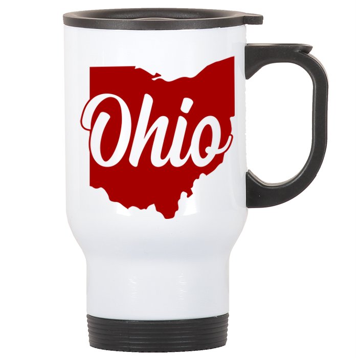 Ohio State Stainless Steel Travel Mug