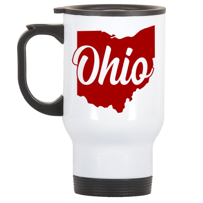 Ohio State Stainless Steel Travel Mug