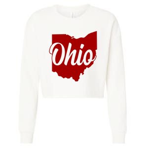 Ohio State Cropped Pullover Crew