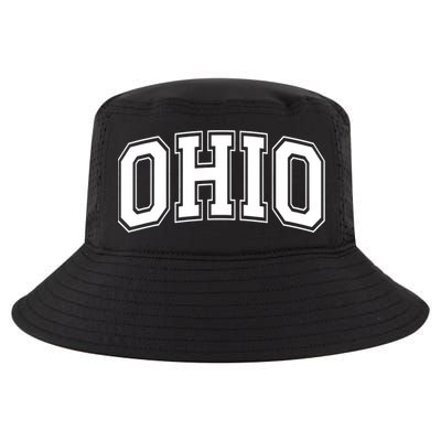 Ohio State OH USA Varsity Style White Font Cool Comfort Performance Bucket Hat
