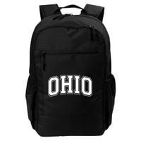 Ohio State OH USA Varsity Style White Font Backpack