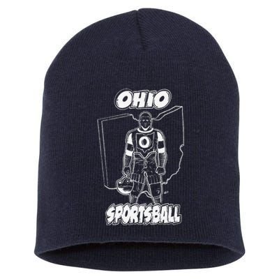 Ohio Sportsballl Short Acrylic Beanie