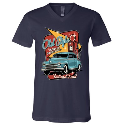 Old Style V-Neck T-Shirt