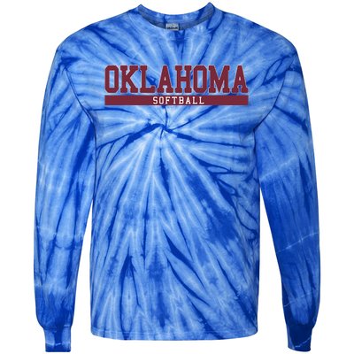 Oklahoma Softball Tie-Dye Long Sleeve Shirt