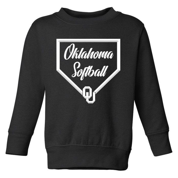 Oklahoma Softball Toddler Sweatshirt