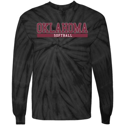 Oklahoma Softball Tie-Dye Long Sleeve Shirt