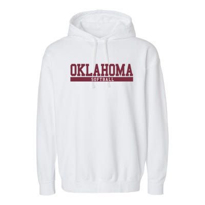 Oklahoma Softball Garment-Dyed Fleece Hoodie