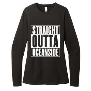 Oceanside Straight Outta Oceanside Gift Womens CVC Long Sleeve Shirt