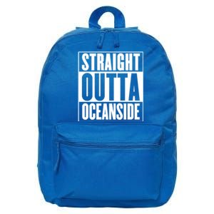 Oceanside Straight Outta Oceanside Gift 16 in Basic Backpack