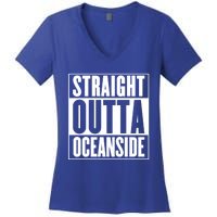 Oceanside Straight Outta Oceanside Gift Women's V-Neck T-Shirt