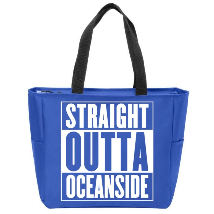 Oceanside Straight Outta Oceanside Gift Zip Tote Bag