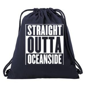 Oceanside Straight Outta Oceanside Gift Drawstring Bag