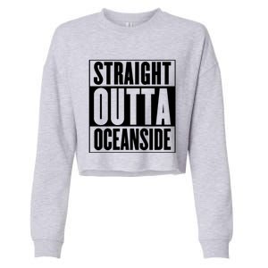 Oceanside Straight Outta Oceanside Gift Cropped Pullover Crew