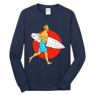 Ocean Surfing Tall Long Sleeve T-Shirt