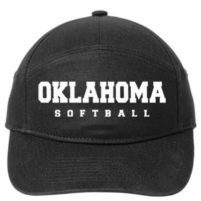 Oklahoma Softball 7-Panel Snapback Hat