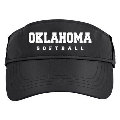 Oklahoma Softball Adult Drive Performance Visor