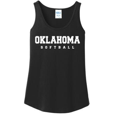 Oklahoma Softball Ladies Essential Tank