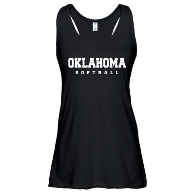 Oklahoma Softball Ladies Essential Flowy Tank