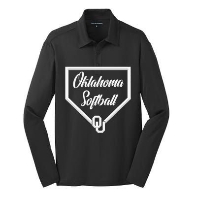 Oklahoma Softball Silk Touch Performance Long Sleeve Polo