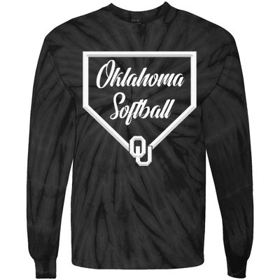 Oklahoma Softball Tie-Dye Long Sleeve Shirt