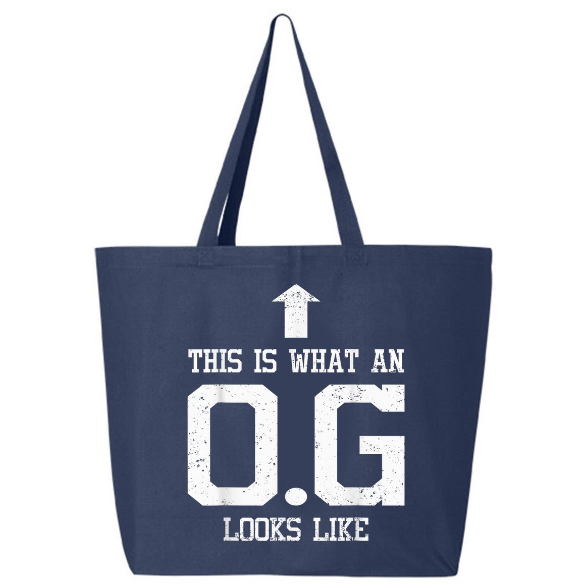 OG Shirt Original Gangster Tshirt Gift For Dad Grandpa Uncle 25L Jumbo Tote