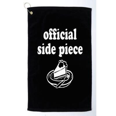 O.fficial Side Piece Holiday Pie Girlfriend Gag Joke Gift Platinum Collection Golf Towel