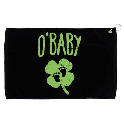 O St Patricks Day Pregancy Announcet Gift Mom Gift Grommeted Golf Towel