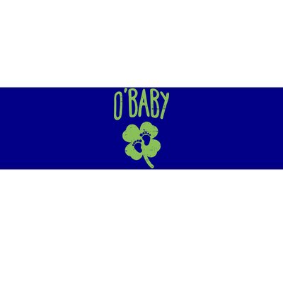 O St Patricks Day Pregancy Announcet Gift Mom Gift Bumper Sticker