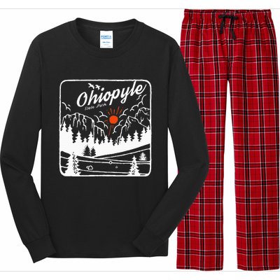 Ohiopyle State Park Pennsylvania Modern Cool Pn Long Sleeve Pajama Set