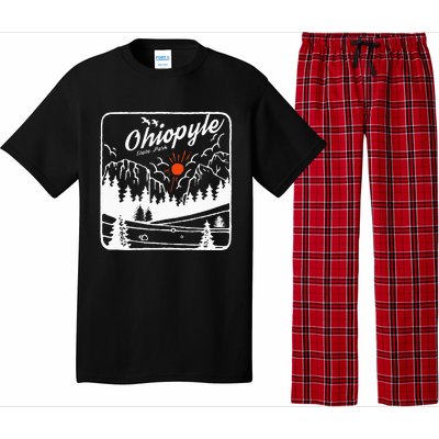 Ohiopyle State Park Pennsylvania Modern Cool Pn Pajama Set