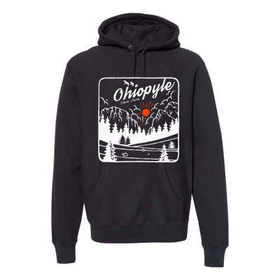 Ohiopyle State Park Pennsylvania Modern Cool Pn Premium Hoodie