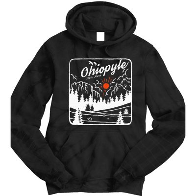 Ohiopyle State Park Pennsylvania Modern Cool Pn Tie Dye Hoodie