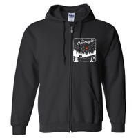 Ohiopyle State Park Pennsylvania Modern Cool Pn Full Zip Hoodie