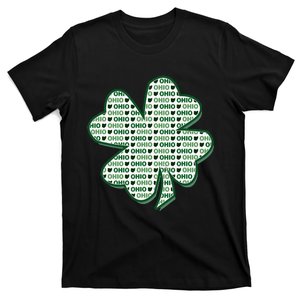 Ohio St Patrick's Day 4 Leaf Clover State T-Shirt