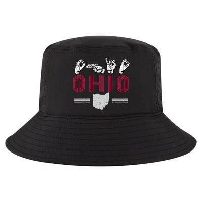 Ohio S.T.A.T.E Pride Sign Language Letters Sports Fan Cool Comfort Performance Bucket Hat