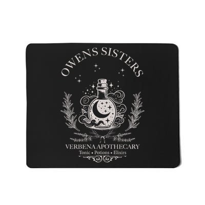 Owens Sisters Practical Magic Halloween Apothecary Mousepad