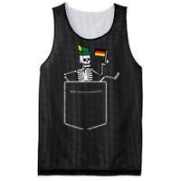 Oktoberfest Skeleton Pocket German Bavarian Mesh Reversible Basketball Jersey Tank