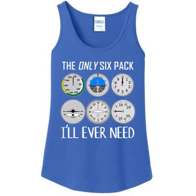 Only Six Pack Ill Need Funny Pilot Quote Gift Ladies Essential Tank