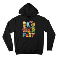 Oktoberfest Sausage Pretzel Beer Vintage Retro Tall Hoodie