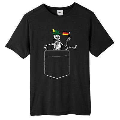 Oktoberfest Skeleton Pocket German Bavarian Tall Fusion ChromaSoft Performance T-Shirt