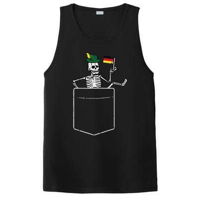 Oktoberfest Skeleton Pocket German Bavarian PosiCharge Competitor Tank