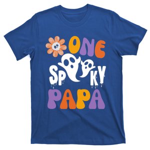 One Spooky Papa Of The Birthday Halloween 1St Daddy Gift T-Shirt