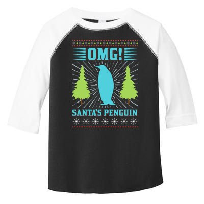 Omg Santa's Penguin Toddler Fine Jersey T-Shirt