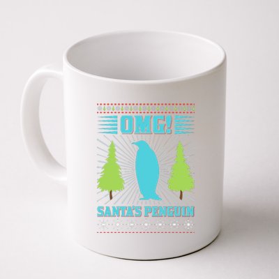 Omg Santa's Penguin Coffee Mug