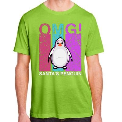 Omg Santa's Penguin Adult ChromaSoft Performance T-Shirt